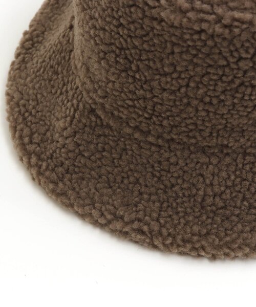 apres les cours（アプレレクール）の「リバーシブルボアバケットハット（ハット・キッズ・キナリ/ブラウン・50/54/48/52）」の11枚目の写真