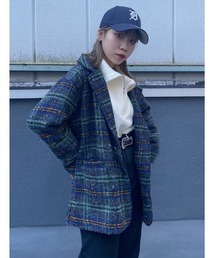 ダークチェックジャケット