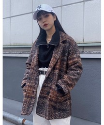 WC | ダークチェックジャケット(テーラードジャケット)