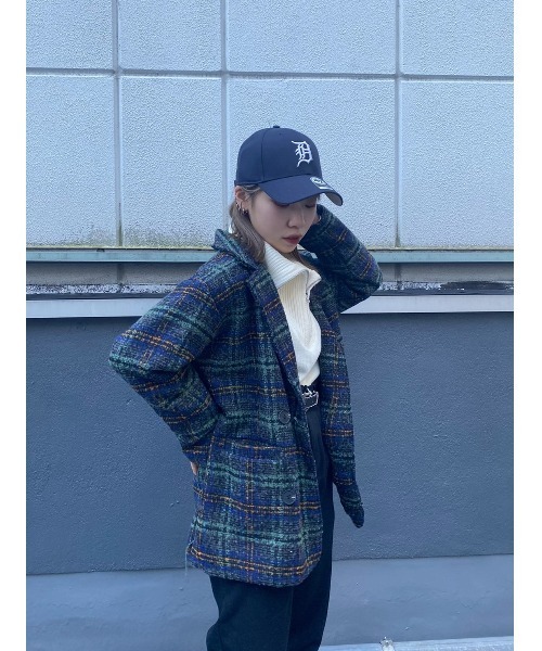 WC（ダブル シー）の「ダークチェックジャケット（テーラード