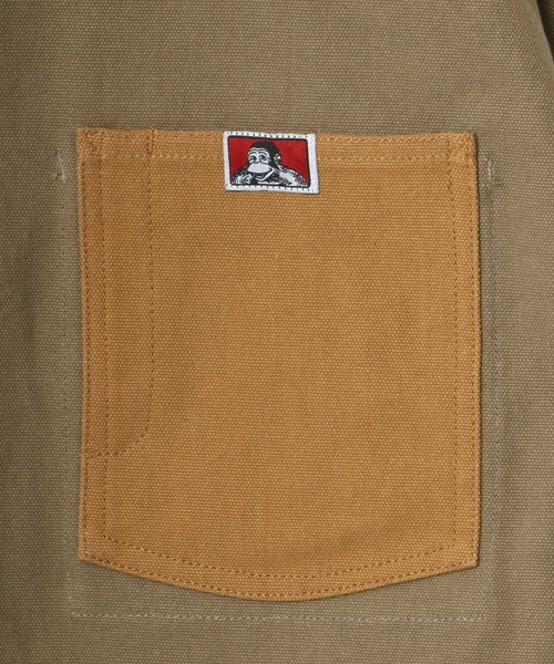 BEN DAVIS(ベンデイビス)の「BEN DAVIS/ベンデイビス ビッグシルエット TRUCKER JAKET/トラッカージャケット(カバーオール・メンズ・ブラック/ブラック系その他/ベージュ系その他・M/XL/L)」の12枚目の写真