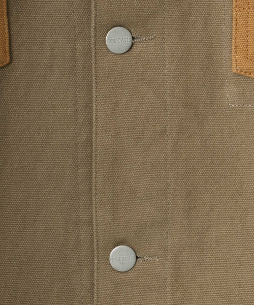 BEN DAVIS(ベンデイビス)の「BEN DAVIS/ベンデイビス ビッグシルエット TRUCKER JAKET/トラッカージャケット(カバーオール・メンズ・ブラック/ブラック系その他/ベージュ系その他・M/XL/L)」の15枚目の写真