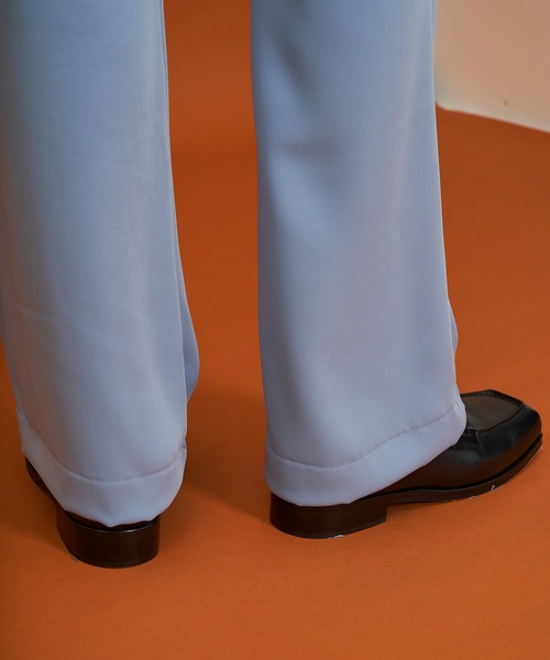 LiNoH(リノー)の「カラーフレアパンツ/COLOR FLARE PANTS(その他パンツ・メンズ・ブルー/ミント/ラベンダー・1/2)」の11枚目の写真