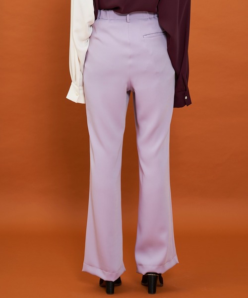 LiNoH(リノー)の「カラーフレアパンツ/COLOR FLARE PANTS(その他パンツ・メンズ・ブルー/ミント/ラベンダー・1/2)」の18枚目の写真