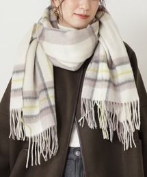 N.（N. Natural Beauty Basic） | ◆ウールチェックストール(ストール/ショール)