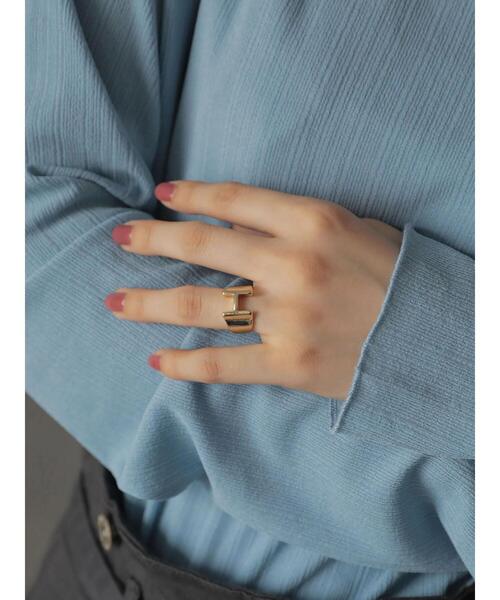 AMERICAN HOLIC（アメリカンホリック）の「イニシャルリングH（リング・レディース・シルバー/ゴールド・FREE）」の15枚目の写真