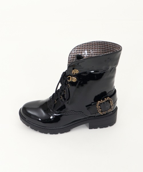axes femme(アクシーズファム)の「バックル使いレインブーツ(レインシューズ・レディース・ブラック/ダークブラウン・MEDIUM/LARGE)」の10枚目の写真