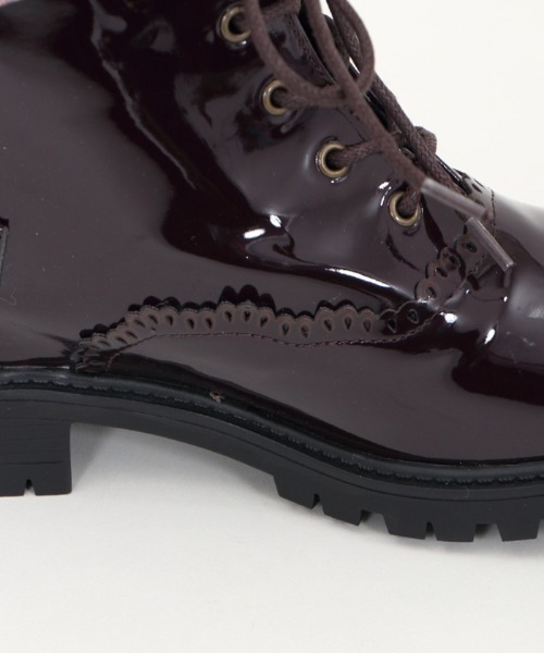 axes femme(アクシーズファム)の「バックル使いレインブーツ(レインシューズ・レディース・ブラック/ダークブラウン・MEDIUM/LARGE)」の17枚目の写真