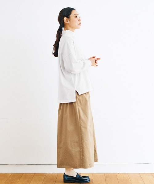 【セール】ａｎｄ ｍｙｅｒａ ボリュームのあるチノスカート（スカート）｜and myera（アンド マイラ）