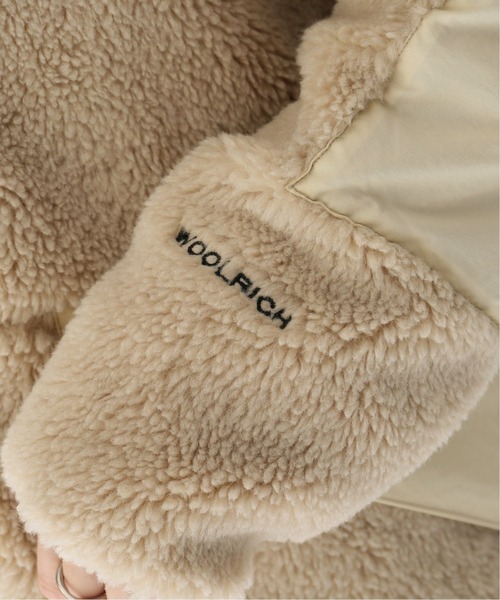 WOOLRICH（ウールリッチ）の「【WOOLRICH /ウールリッチ】テラパイルロングフリースジャケット（その他アウター・レディース・ブラック/アイボリー・FREE）」の21枚目の写真