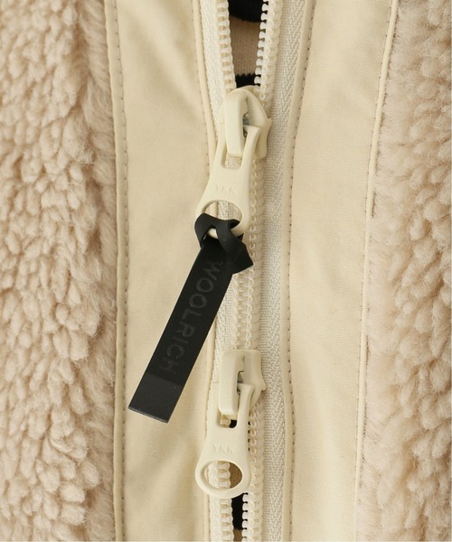 WOOLRICH（ウールリッチ）の「【WOOLRICH /ウールリッチ】テラパイルロングフリースジャケット（その他アウター・レディース・ブラック/アイボリー・FREE）」の22枚目の写真