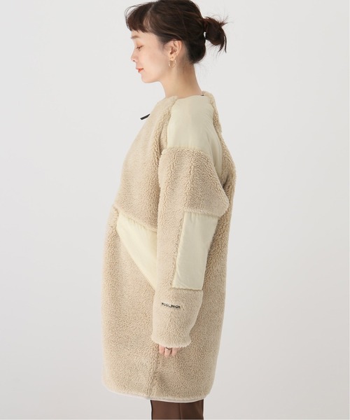 WOOLRICH（ウールリッチ）の「【WOOLRICH /ウールリッチ】テラパイルロングフリースジャケット（その他アウター・レディース・ブラック/アイボリー・FREE）」の14枚目の写真