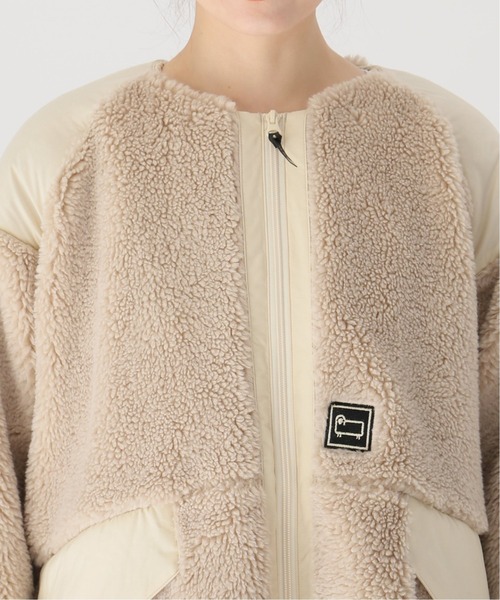 WOOLRICH（ウールリッチ）の「【WOOLRICH /ウールリッチ】テラパイルロングフリースジャケット（その他アウター・レディース・ブラック/アイボリー・FREE）」の16枚目の写真