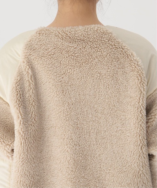 WOOLRICH（ウールリッチ）の「【WOOLRICH /ウールリッチ】テラパイルロングフリースジャケット（その他アウター・レディース・ブラック/アイボリー・FREE）」の17枚目の写真