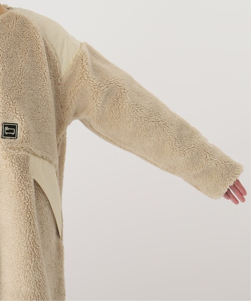 WOOLRICH（ウールリッチ）の「【WOOLRICH /ウールリッチ】テラパイルロングフリースジャケット（その他アウター・レディース・ブラック/アイボリー・FREE）」の18枚目の写真