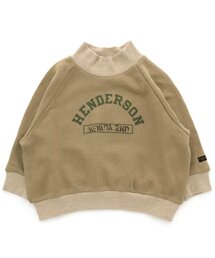 /ラグランハイネックトレーナー