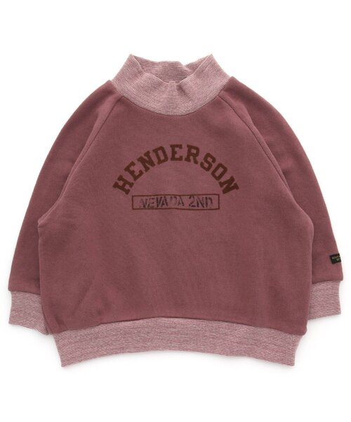 F.O.KIDS（エフオーキッズ）の「/ラグランハイネックトレーナー（スウェット・キッズ・キャメル/パープル/ベージュ・95/100/90/110/120/130/140/80）」の2枚目の写真