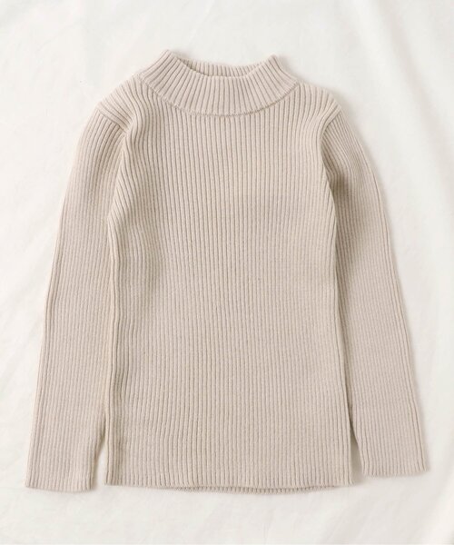 apres les cours(アプレレクール)の「リブニット_ウォッシャブル(ニット/セーター・キッズ・ベージュ/ラベンダー/その他2/アイボリー/イエロー/チャコール・130/80/140/100/110/90/120)」の2枚目の写真