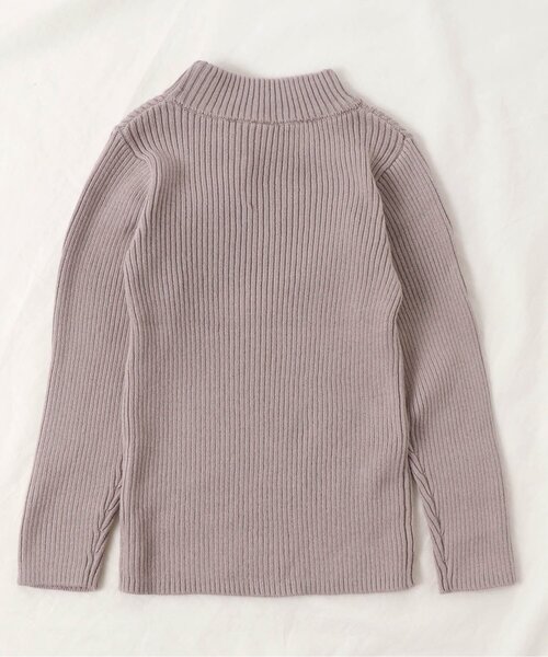 apres les cours(アプレレクール)の「リブニット_ウォッシャブル(ニット/セーター・キッズ・ベージュ/ラベンダー/その他2/アイボリー/イエロー/チャコール・130/80/140/100/110/90/120)」の18枚目の写真