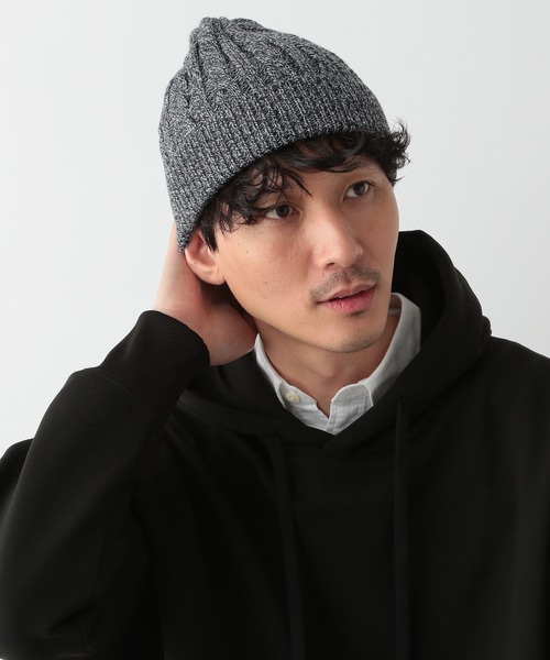 GLOBAL WORK（グローバルワーク）の「アラエルケーブルワッチ／ユニ/239060（ニットキャップ/ビーニー・メンズ・ネイビー/ブラック/ライトベージュ/グレー・FREE）」の14枚目の写真