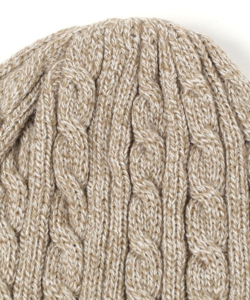 GLOBAL WORK（グローバルワーク）の「アラエルケーブルワッチ／ユニ/239060（ニットキャップ/ビーニー・メンズ・ネイビー/ブラック/ライトベージュ/グレー・FREE）」の13枚目の写真