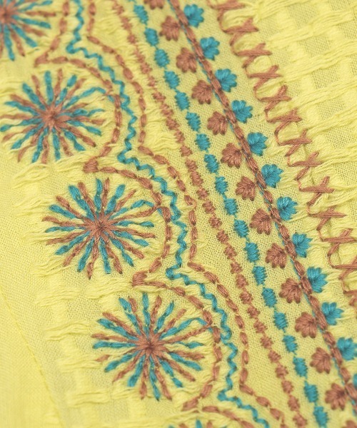 チチカカ（チチカカ）の「アガベステッチラインチュニック（チュニック・レディース・ピンク/イエロー/ブルー・FREE）」の21枚目の写真