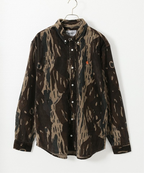 Carhartt（カーハート）の「【CARHARTT / カーハート】 L/S MADISON CORD SHIRT（シャツ/ブラウス・メンズ・チャコールグレー/パープル/ネイビー/アイボリー・MEDIUM/LARGE）」の3枚目の写真