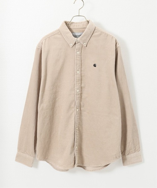 Carhartt（カーハート）の「【CARHARTT / カーハート】 L/S MADISON CORD SHIRT（シャツ/ブラウス・メンズ・チャコールグレー/パープル/ネイビー/アイボリー・MEDIUM/LARGE）」の2枚目の写真