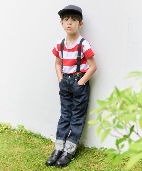 agnes b.（アニエスベー）の「TM32 E PANTALON キッズ デニムパンツ（デニムパンツ・キッズ・ブルー系その他・4YEAR/6YEAR/10YEAR/8YEAR）」の5枚目の写真