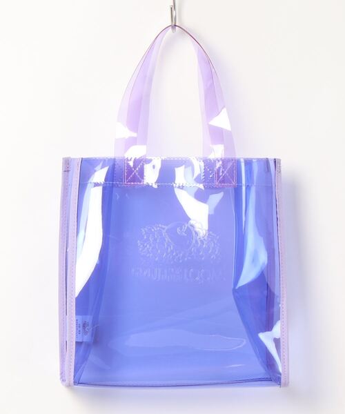 FRUIT OF THE LOOM（フルーツオブザルーム）の「PVC COLOR　スクエアトート（トートバッグ・メンズ・パープル/ブラウン/グリーン/ピンク/イエロー/オフホワイト・FREE）」の4枚目の写真