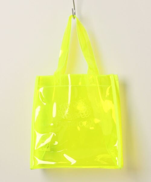 FRUIT OF THE LOOM（フルーツオブザルーム）の「PVC COLOR　スクエアトート（トートバッグ・メンズ・パープル/ブラウン/グリーン/ピンク/イエロー/オフホワイト・FREE）」の2枚目の写真