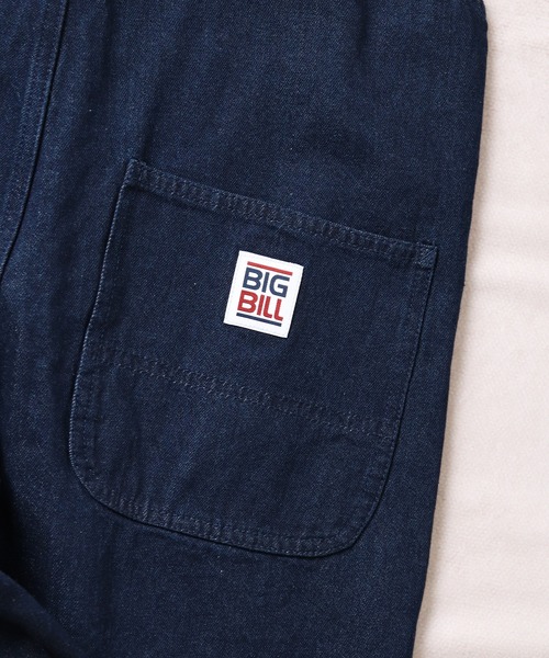 BIG BILL(ビッグビル)の「【mina掲載商品】【 BIG BILL / ビックビル 】パッチ オーバーオール BNU X59383D(サロペット/オーバーオール・レディース・インディゴブルー/ブラック・S/M/L)」の9枚目の写真