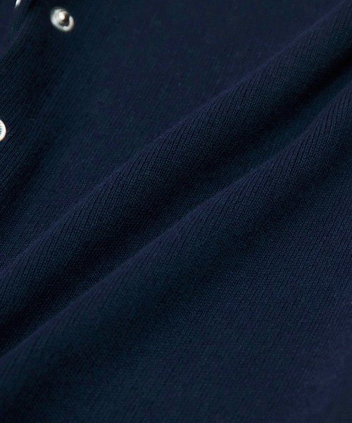 ROPE' PICNIC(ロペピクニック)の「リングドット使いポケットニットカーディガン(カーディガン/ボレロ・レディース・ネイビー/オフホワイト/グリーン・38)」の7枚目の写真