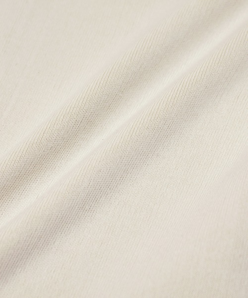 ROPE' PICNIC(ロペピクニック)の「リングドット使いポケットニットカーディガン(カーディガン/ボレロ・レディース・ネイビー/オフホワイト/グリーン・38)」の9枚目の写真