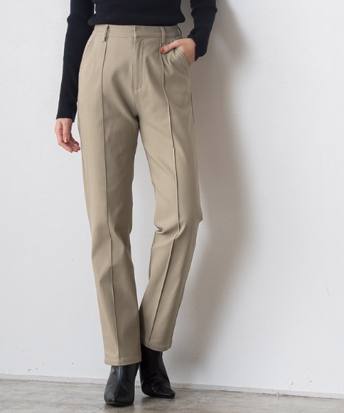 Pierrot(ピエロ)の「裏微起毛テーパードパンツ(その他パンツ・レディース・ラベンダー/モカ/ベージュ/ブラック・M/L/PM)」の16枚目の写真