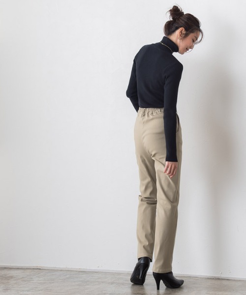 Pierrot(ピエロ)の「裏微起毛テーパードパンツ(その他パンツ・レディース・ラベンダー/モカ/ベージュ/ブラック・M/L/PM)」の19枚目の写真