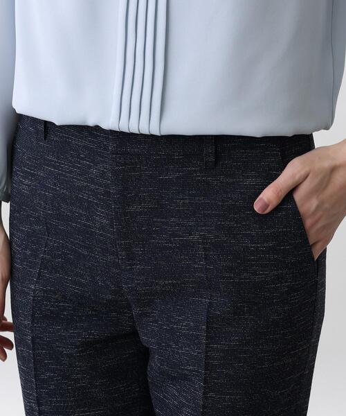 INDIVI（インディヴィ）の「◆【洗える/UVケア】ストレッチツィードパンツ（スーツパンツ・レディース・ネイビー/ネイビー系5/ブラック系3/ブラック系5・38/36/40/05/03）」の9枚目の写真
