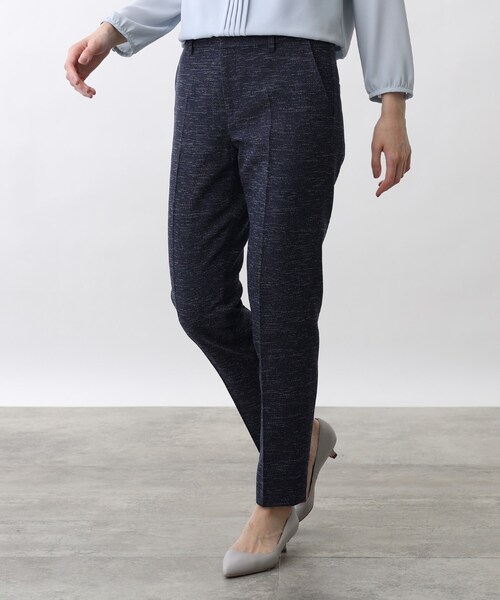 INDIVI（インディヴィ）の「◆【洗える/UVケア】ストレッチツィードパンツ（スーツパンツ・レディース・ネイビー/ネイビー系5/ブラック系3/ブラック系5・38/36/40/05/03）」の13枚目の写真