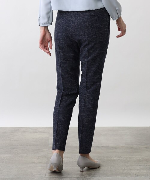 INDIVI（インディヴィ）の「◆【洗える/UVケア】ストレッチツィードパンツ（スーツパンツ・レディース・ネイビー/ネイビー系5/ブラック系3/ブラック系5・38/36/40/05/03）」の15枚目の写真