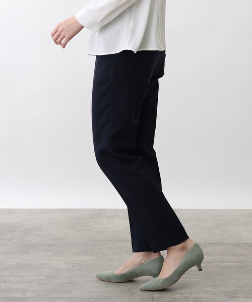 INDIVI（インディヴィ）の「◆【洗える/UVケア】ストレッチツィードパンツ（スーツパンツ・レディース・ネイビー/ネイビー系5/ブラック系3/ブラック系5・38/36/40/05/03）」の16枚目の写真