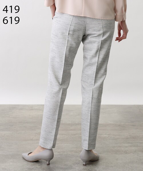 INDIVI（インディヴィ）の「◆【洗える/UVケア】ストレッチツィードパンツ（スーツパンツ・レディース・ネイビー/ネイビー系5/ブラック系3/ブラック系5・38/36/40/05/03）」の20枚目の写真