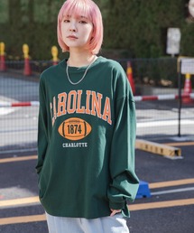 WEGO | WEGO/【2点セット】アクセ付きカレッジロンT(Tシャツ/カットソー)