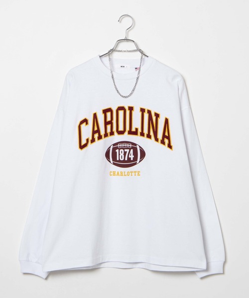 WEGO(ウィゴー)の「WEGO/【2点セット】アクセ付きカレッジロンT(Tシャツ/カットソー・メンズ・ホワイト/ダークグリーン/ブラック・LARGE/MEDIUM)」の20枚目の写真