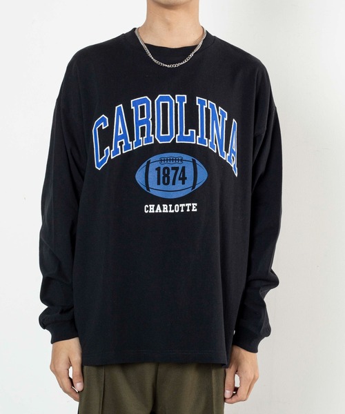 WEGO(ウィゴー)の「WEGO/【2点セット】アクセ付きカレッジロンT(Tシャツ/カットソー・メンズ・ホワイト/ダークグリーン/ブラック・LARGE/MEDIUM)」の10枚目の写真