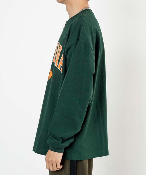 WEGO(ウィゴー)の「WEGO/【2点セット】アクセ付きカレッジロンT(Tシャツ/カットソー・メンズ・ホワイト/ダークグリーン/ブラック・LARGE/MEDIUM)」の16枚目の写真