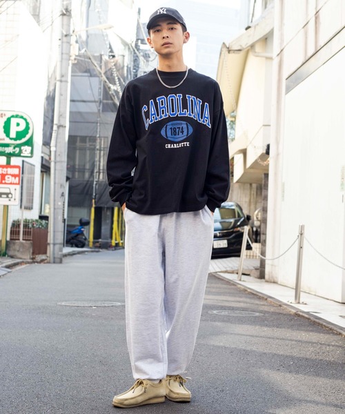 WEGO(ウィゴー)の「WEGO/【2点セット】アクセ付きカレッジロンT(Tシャツ/カットソー・メンズ・ホワイト/ダークグリーン/ブラック・LARGE/MEDIUM)」の14枚目の写真