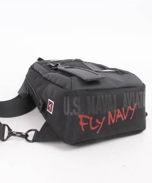 AVIREX（アヴィレックス）の「【直営店限定】ケーブ ワンショルダー / CAVE ONE SHOULDER / アヴィレックス / AVIREX（ショルダーバッグ・メンズ・ブラック・FREE）」の7枚目の写真