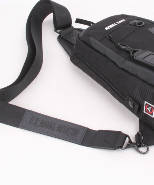 AVIREX（アヴィレックス）の「【直営店限定】ケーブ ワンショルダー / CAVE ONE SHOULDER / アヴィレックス / AVIREX（ショルダーバッグ・メンズ・ブラック・FREE）」の9枚目の写真