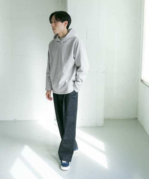 URBAN RESEARCH DOORS（アーバンリサーチドアーズ）の「ダブルフェイスフーディ（パーカー・メンズ・ブラウン/オリーブ/グレー系その他/ネイビー・40/38）」の12枚目の写真