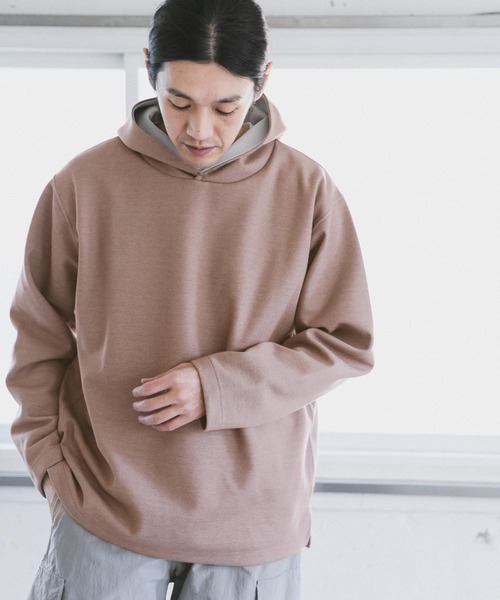 URBAN RESEARCH DOORS（アーバンリサーチドアーズ）の「ダブルフェイスフーディ（パーカー・メンズ・ブラウン/オリーブ/グレー系その他/ネイビー・40/38）」の14枚目の写真